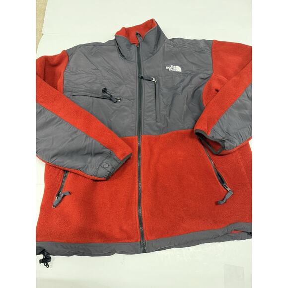 Vintage 90s The North Face Denali Men’s Jacket Fleece Size Large Orange Red - Picture 1 of 5